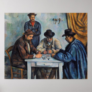 Paul Cezanne - Die Kartenspieler Poster