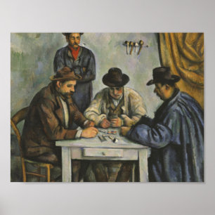Paul Cezanne - Die Kartenspieler Poster
