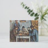 Paul Cezanne - Die Kartenspieler Postkarte (Stehend Vorderseite)