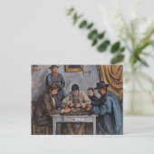 Paul Cezanne - Die Kartenspieler Postkarte (Stehend Vorderseite)