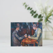 Paul Cezanne - Die Kartenspieler Postkarte (Stehend Vorderseite)