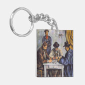 Paul Cezanne - Die Kartenspieler Schlüsselanhänger (Vorderseite links)