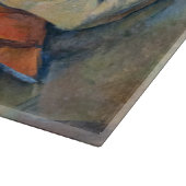 Paul Cezanne - Die Kartenspieler Schneidebrett (Ecke)