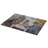 Paul Cezanne - Die Kartenspieler Schneidebrett (Ecke)