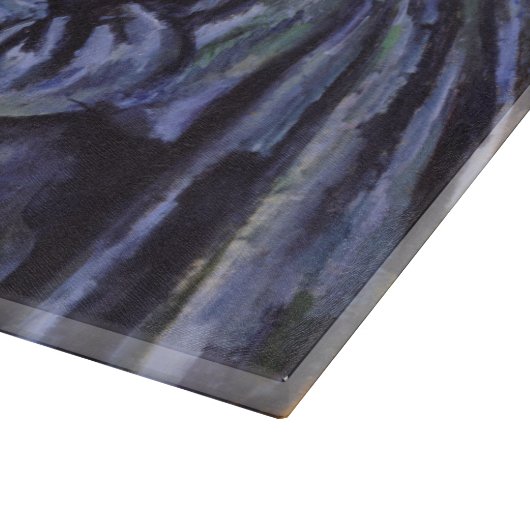 Paul Cezanne - Die Kartenspieler Schneidebrett (Ecke)