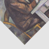 Paul Cezanne - Die Kartenspieler Seidenpapier (Detail)