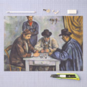 Paul Cezanne - Die Kartenspieler Seidenpapier (Handwerk)