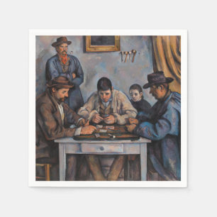 Paul Cezanne - Die Kartenspieler Serviette