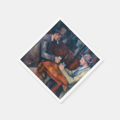 Paul Cezanne - Die Kartenspieler Serviette (Ecke)