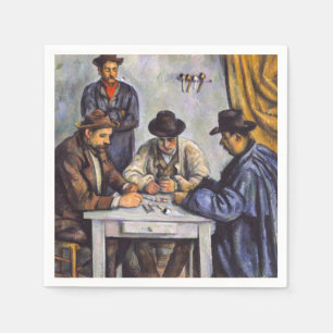 Paul Cezanne - Die Kartenspieler Serviette