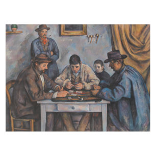 Paul Cezanne - Die Kartenspieler Tischdecke