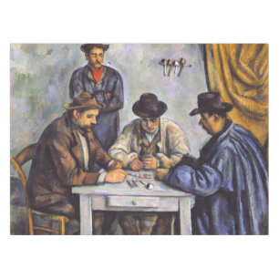 Paul Cezanne - Die Kartenspieler Tischdecke