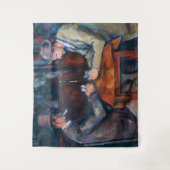 Paul Cezanne - Die Kartenspieler Wandteppich (Vorderseite)