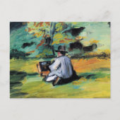 Paul Cezanne - Ein Maler bei der Arbeit, Postkarte (Vorderseite)