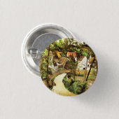 Paul Cezanne, eine Kurve Button (Vorne & Hinten)