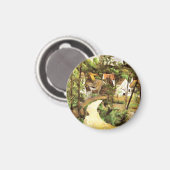 Paul Cezanne, eine Kurve Magnet (Vorderseite/Rückseite)