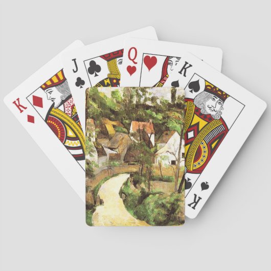 Paul Cezanne, eine Kurve Spielkarten (Rückseite)
