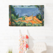 Paul Cezanne - Estaque mit Roten Roofs Banner (Insitu)