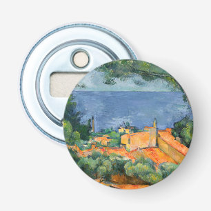 Paul Cezanne - Estaque mit Roten Roofs Flaschenöffner