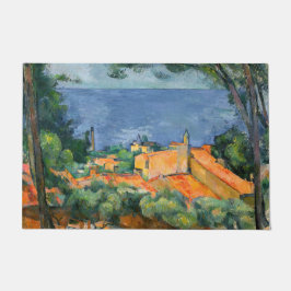 Paul Cezanne - Estaque mit Roten Roofs Fußmatte