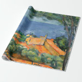 Paul Cezanne - Estaque mit Roten Roofs Geschenkpapier (Ungerollt)