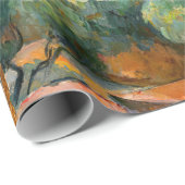 Paul Cezanne - Estaque mit Roten Roofs Geschenkpapier (Rolleneckpunkt)