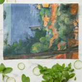 Paul Cezanne - Estaque mit Roten Roofs Geschirrtuch (Gefaltet)