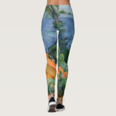 Paul Cezanne - Estaque mit Roten Roofs Leggings (Rückseite)