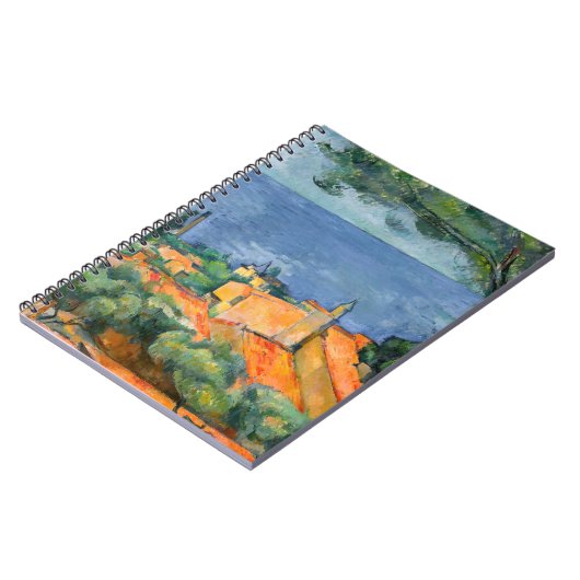 Paul Cezanne - Estaque mit Roten Roofs Notizblock (Linke Seite)
