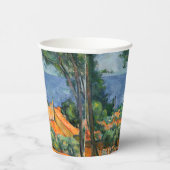Paul Cezanne - Estaque mit Roten Roofs Pappbecher (Rechts)