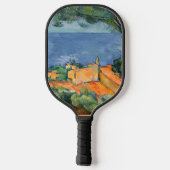 Paul Cezanne - Estaque mit Roten Roofs Pickleball Schläger (Rückseite)