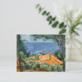 Paul Cezanne - Estaque mit Roten Roofs Postkarte (Stehend Vorderseite)