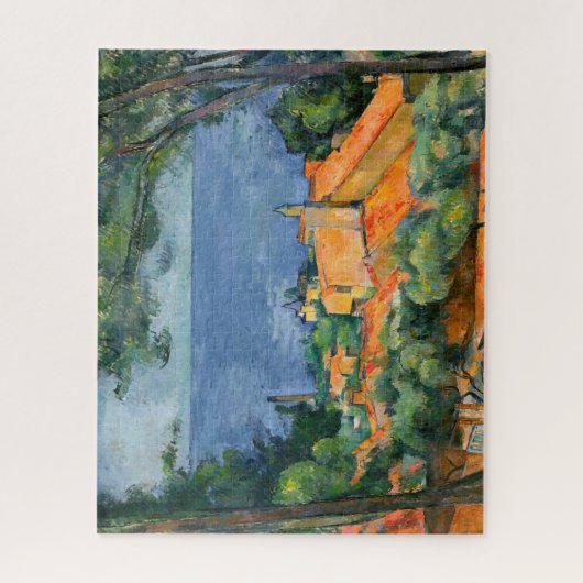 Paul Cezanne - Estaque mit Roten Roofs Puzzle (Vertikal)