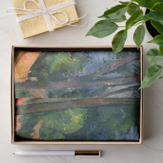 Paul Cezanne - Estaque mit Roten Roofs Seidenpapier (Geschenk)