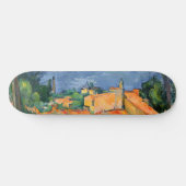 Paul Cezanne - Estaque mit Roten Roofs Skateboard (Horizontal)