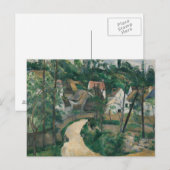 Paul Cezanne - Fahren Sie ein Postkarte (Vorne/Hinten)