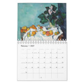 PAUL CÉZANNE FINE ART CALENDAR KALENDER (Feb 2027)