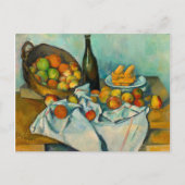 Paul Cezanne, französischer Korb der Malerei mit Ä Postkarte (Vorderseite)
