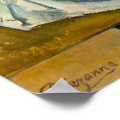 Paul Cezanne French Still Life Basket von Äpfeln Poster (Ecke)