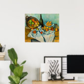 Paul Cezanne French Still Life Basket von Äpfeln Poster (Heimbüro)