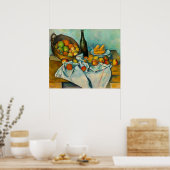 Paul Cezanne French Still Life Basket von Äpfeln Poster (Küche)