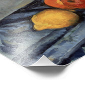 Paul Cezanne - Frucht und Jug am Tisch Fotodruck (Ecke)