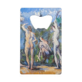 Paul Cezanne - Fünf Badende Geldbeutel Flaschenöffner (Rückseite)