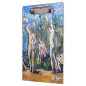 Paul Cezanne - Fünf Badende Klemmbrett (Links)