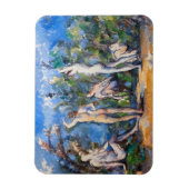 Paul Cezanne - Fünf Badende Magnet (Vertikal)