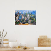 Paul Cezanne - Fünf Badende Poster (Küche)