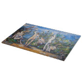 Paul Cezanne - Fünf Badende Schneidebrett (Ecke)