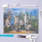 Paul Cezanne - Fünf Badende Seidenpapier (Handwerk)