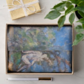 Paul Cezanne - Fünf Badende Seidenpapier (Geschenk)