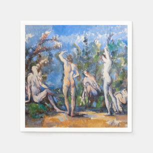 Paul Cezanne - Fünf Badende Serviette
